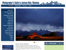 Tablet Screenshot of jhphotoguide.com